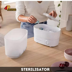 Sterilisator | Dampsterilisering | Flasker, smokker, ++